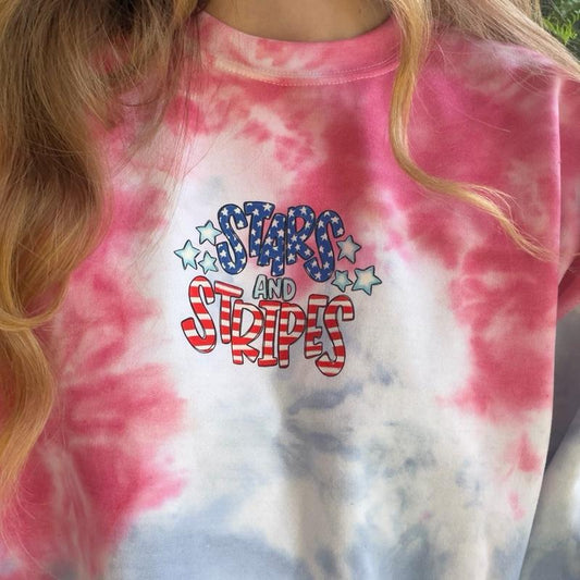 Stars and Stripes patriotic crewneck Everyday Fit