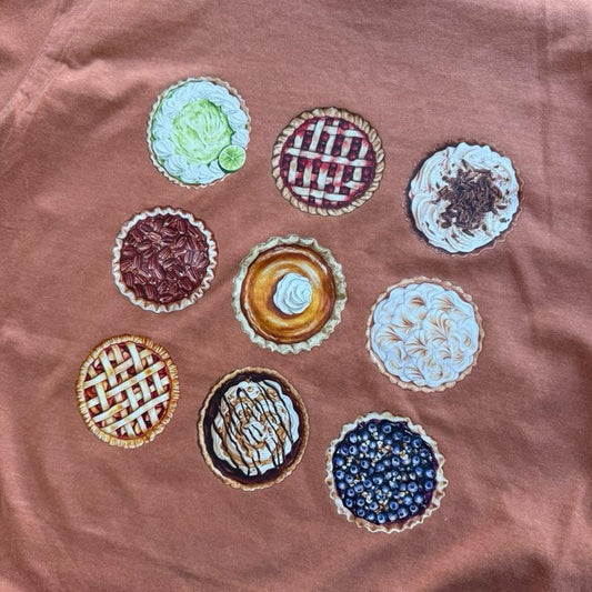 Thanksgiving pie / pie lover / sweet as pie Shirt Tshirt Comfort Color Graphic / it’s giving pie