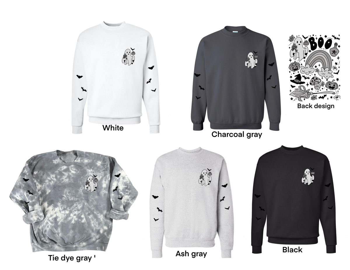WEDNESDAY ADAMS SPOOKY GHOST Cotton Casual