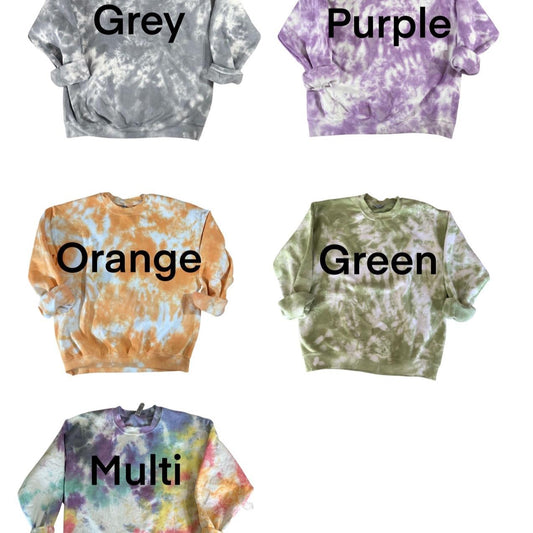 2025 updated Original Spooky ghost (Front Design with BATS on sleeves)Halloween TIEDYE Cotton