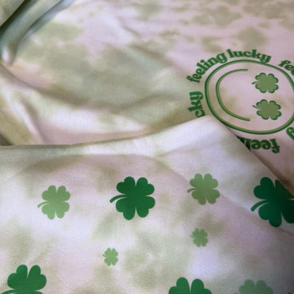 Feeling lucky Saint Patrick’s day tiedye crewneck Sweatshirt