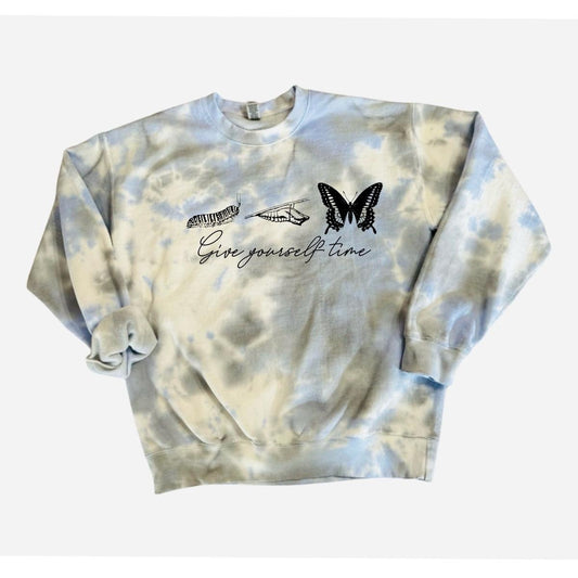 Give yourself time crewneck Tops Sweaters Womenswear