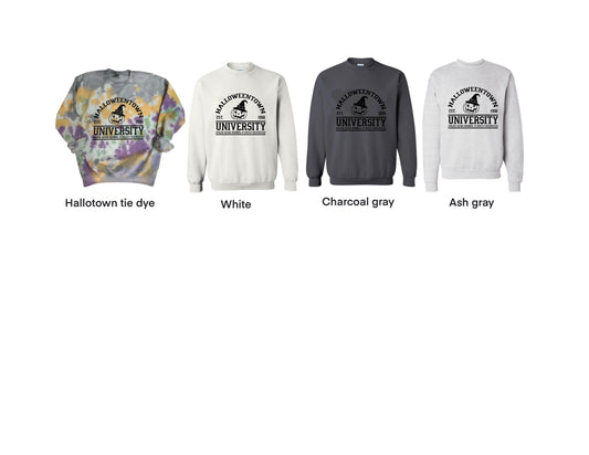 Halloween town Crewneck Cotton Casual Sweatshirts