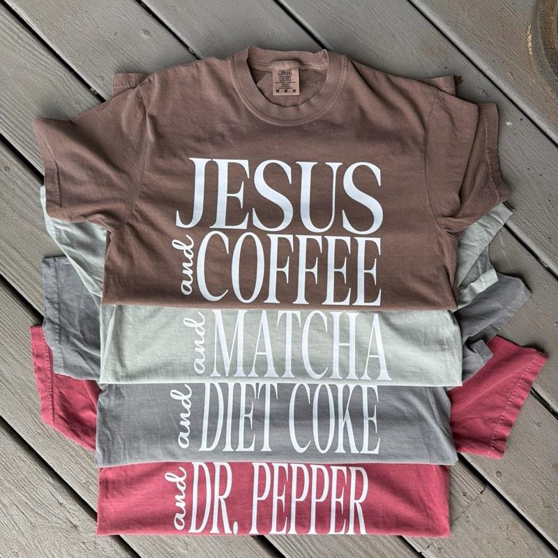 Jesus and Soda Graphic T-Shirt