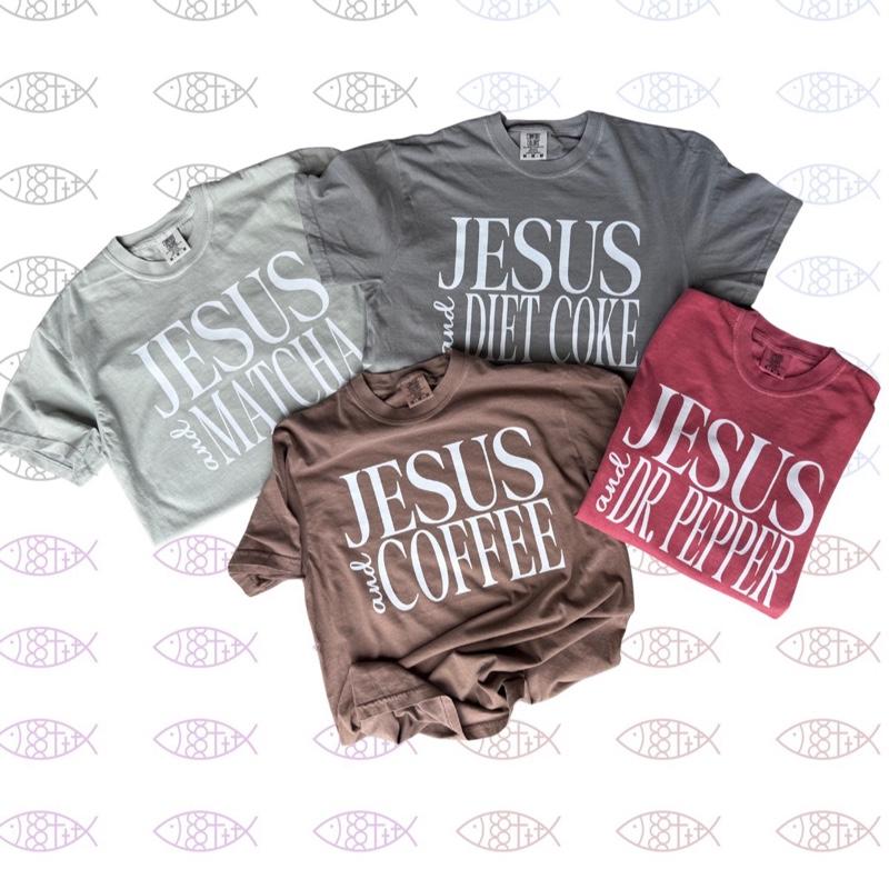 Jesus and Soda Graphic T-Shirt
