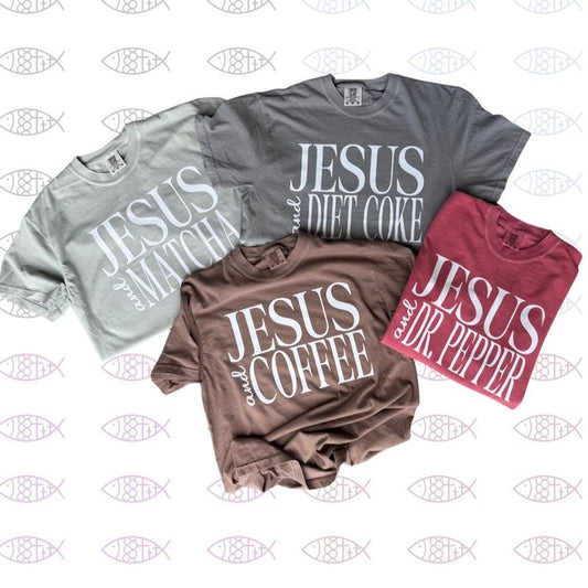 Jesus and Soda Graphic T-Shirt