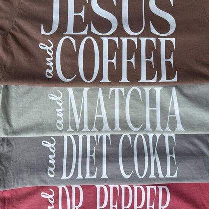 Jesus and Soda Graphic T-Shirt