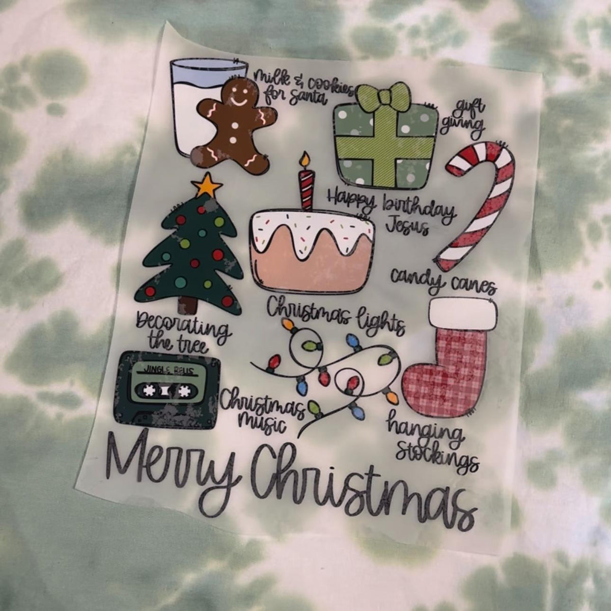 Merry Christmas crewneck Cotton Casual Womenswear Everyday