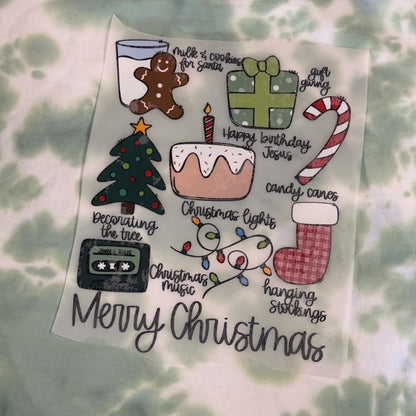 Merry Christmas crewneck Cotton Casual Womenswear Everyday