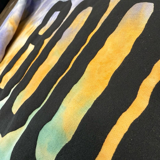 Halloween print with bats on the sleeve! TIEDYE Cotton