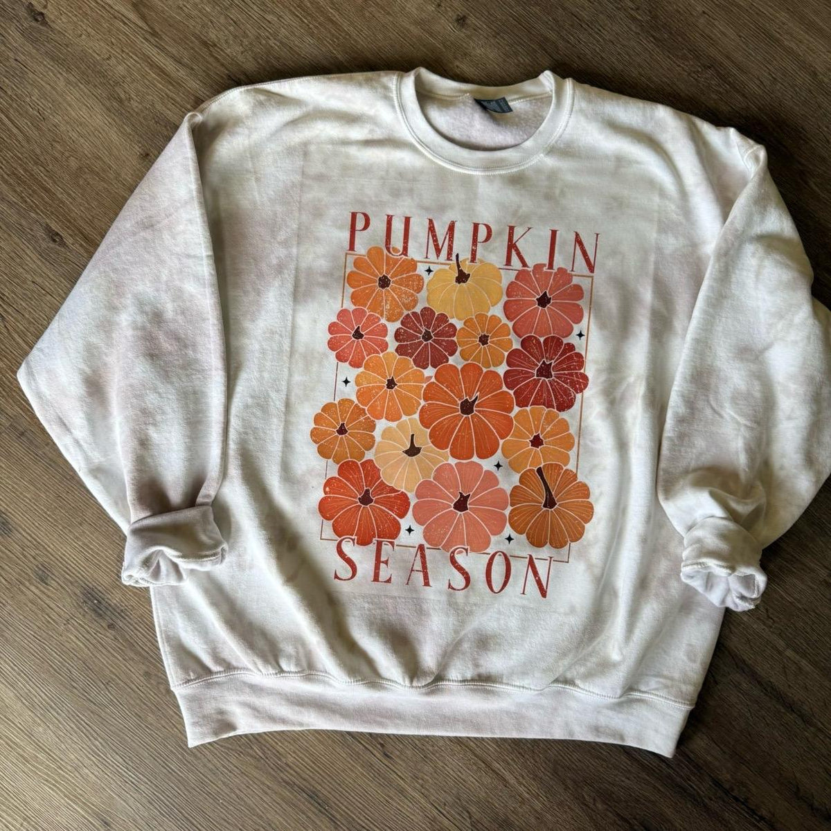 Pumpkin season CREWNECK and Tshirt tiedye Cotton Casual