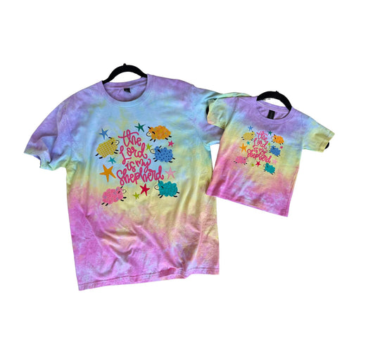 the lord is my shepherd tiedye shirt Summer