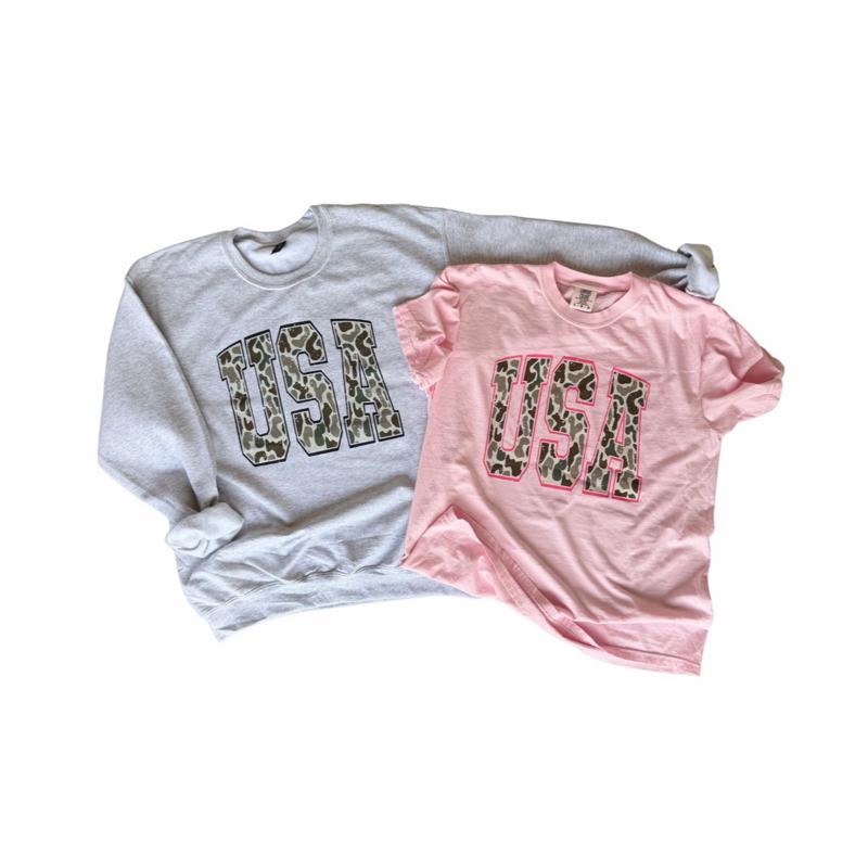 USA camo patriotic shirt
