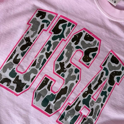 USA camo patriotic shirt